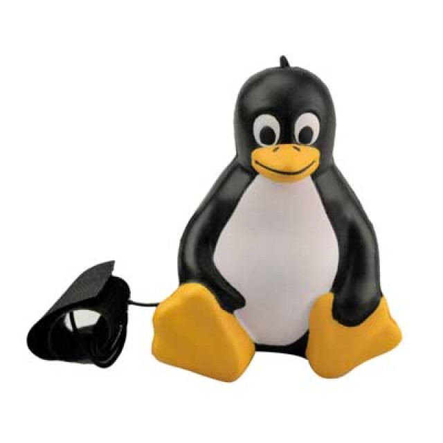 YY026 - Sitting Penguin Stress Ball Yo-Yo Bungee